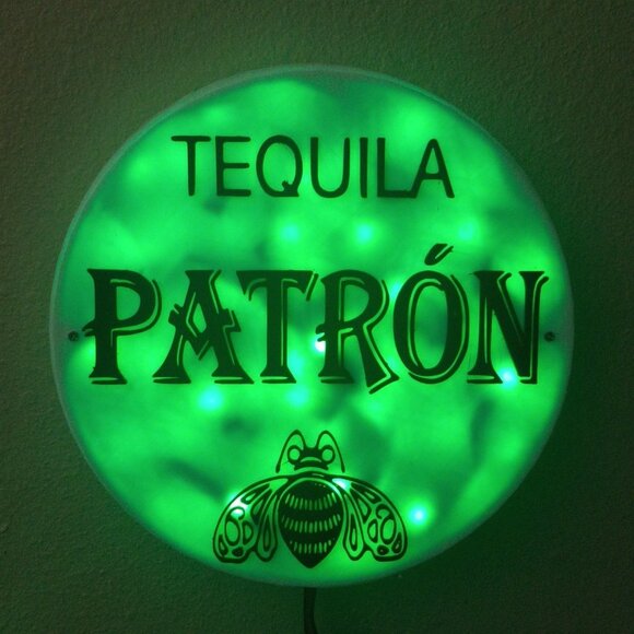 3D Printed Tequila Patron RGB LED Sign With Remote & app Control man cave decor - Picture 3 of 12